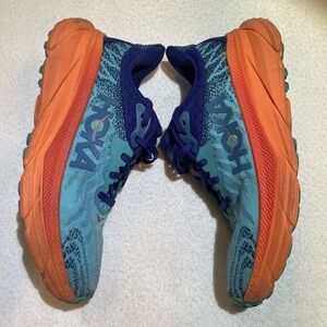 Hoka One‎ One Challenger ATR 7 Shoes Womens Size 7B Blue Trail Running Walking